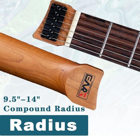 EART GW2P-SE Headless Electric Guitar, Solid Electric Guitar,Carbon-Roasted Hard Maple Neck Fully Adjustable Bridge, Satin Finish in Kuwait