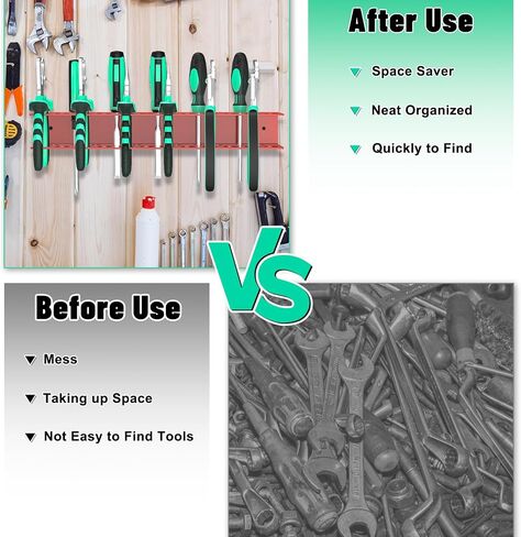 Screwdrivers Pliers Holder Wall Mount, Heavy Duty Metal Utility Storage Rack for Pliers Small Tools, Screw Driver Organizer Suitable Garages Homes Workshops Sheds (23 holes 1PC) in Saudi Arabia