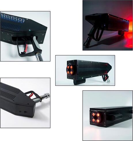 جهاز الدخان المكون من CO2 CO2 JET Machine LED CO2 مدفع مدفع مكبر الدخان مع RGB أضواء الكربون ثاني أكسيد غاز عمود البندقية مرحلة التأثير أنبوب 3M خرطوم لحفل الزفاف في ملهى ليلي دي جي هالوين in Kuwait
