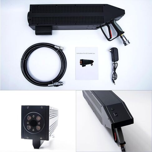 جهاز الدخان المكون من CO2 CO2 JET Machine LED CO2 مدفع مدفع مكبر الدخان مع RGB أضواء الكربون ثاني أكسيد غاز عمود البندقية مرحلة التأثير أنبوب 3M خرطوم لحفل الزفاف في ملهى ليلي دي جي هالوين in Kuwait