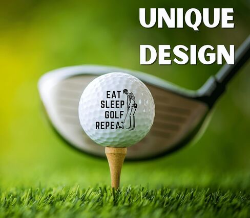 هدايا جمجمة للنساء كرات الجولف للرجال ، كرات الجولف الملونة المخصصة 3 عبوات ، إكسسوارات باردة لاعبي الغولف ، عشاق الجولف ، لعيد الميلاد وعيد الميلاد in Kuwait