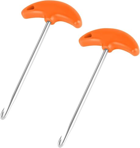 2pcs Skate Lace Tighteners, Anti-Slip Stainless Steel Shoe Hook Lace Puller Protable Hockey Skate Tightening Tool Ice Skating Sharpener Accessories for Lacing Up Ice Skates Boots in Kuwait