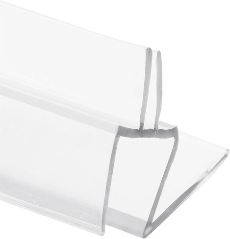 Prime-Line M 6262 سدادة سفلية لباب الدش بدون إطار مقاس 1/4 بوصة. أبواب زجاجية سميكة، غطاء واحد، 91.44 سم، فينيل شفاف (عبوة واحدة) in Kuwait