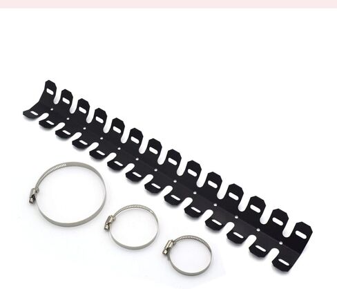 Motorcycle Exhaust Heat Shield Cover Universal Muffler Pipe Guard Protector For YZ WR XSR TTR YZF MT PW And Most Motorcycle Dirt Bike - 610mm BLUE in Kuwait