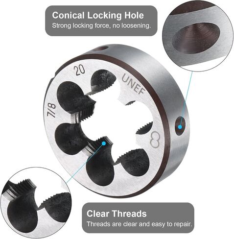 Uxcell Round Threading Die 3/4-20 UNEF THREEF THREAL CURCL THAIL in Saudi Arabia