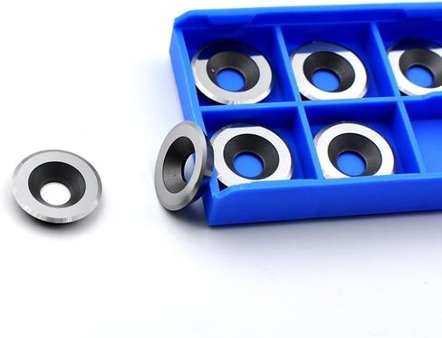 11mm Negative Rake Carbide Inserts with 2" Radius, 11x11x2.0mm Square Replacement Cutters for Woodturning Lathe Tools, Fits EWT Ci2 Roughers, Ideal for Resin and Hardwoods, 10pcs in Saudi Arabia