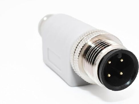 M12 Male to M8 Female 3 Pin A-Coded Adapter Quick Disconnect 60V 3A in Kuwait