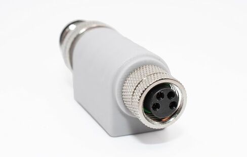 M12 Male to M8 Female 3 Pin A-Coded Adapter Quick Disconnect 60V 3A in Kuwait