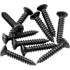 MusicLily Ultra 2.5x15mm مقاطع من الفولاذ المقاوم للصدأ المقاوم من الفولاذ المقاوم للصدأ البراغي لدليل سلسلة الجيتار الكهربائية أو حلقة الذهب ، الذهب (مجموعة من 10)