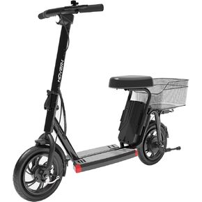 سكوتر كهربائي قابل للطي Hover-1 Alpha Cargo/2.0 مع محرك بدون فرش بقدرة 300 وات/450 وات، وسرعة قصوى تبلغ 16-18 ميلاً في الساعة، وإطارات 10 بوصة/12 بوصة، ونطاق 12-15 ميلًا