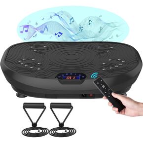 AXV Vibration Plate Exercise Machine Whole Body Workout Power Vibrate Fitness Platform Vibrating Machine Exercise Board for Weight Loss Shaping Toning Wellness Home Gyms Workout
