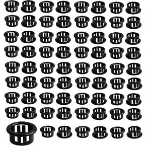 30PCS 1 Inch Opened Snap Bushing Grommets, Black Snap in Cable Hose Bushing for Cable, Snap, Bushing, Insulated Protection in Kuwait