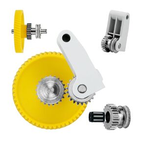 ترقية جميع المعدن Hotend P1S بثق مجموعة مقبض العتاد حلزوني ، ومقبض مقولبة من السيليكون المقولبة.