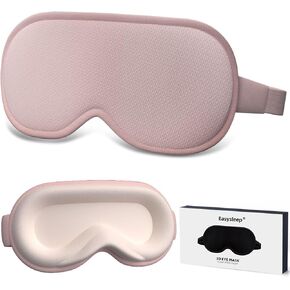 Easysleep Sleep Eye Mask 3D Contoured Cup Sleeping Mask with 100% Light Blocking and Adjustable Strap Soft Breathable Eye Cover Night Blindfold Mask for Men Women. in Kuwait