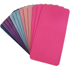 Keenso tpe Yoga Mat ، غير قسيمة للجمباز ، حصيرة تدريب على تمرين حصيرة خفيفة الوزن يوجا حصيرة الرياضة حصيرة لليوغا بيلاتيس الرياضة التمرين