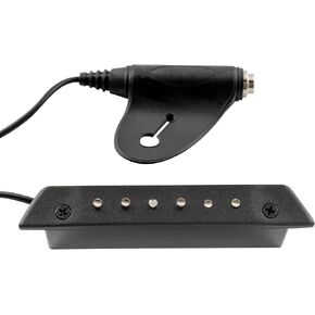 ARTEC MSP100-OSJ NEODYMIUM MAGNET Single Coil Soundhole Pickup 6K مع OSJ Jack للغيتار الصوتي