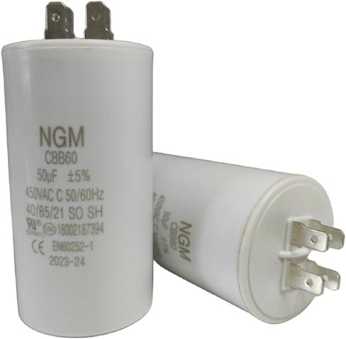 30UF CBB60 Motor Run Capacitor 450VAC Volts Round Round 4 Pins ، Metallized Polypropylene Film Capacitor for Motor Run و Air Comples و Gassins و Operating Voltage Range 250V ~ 450V in Kuwait
