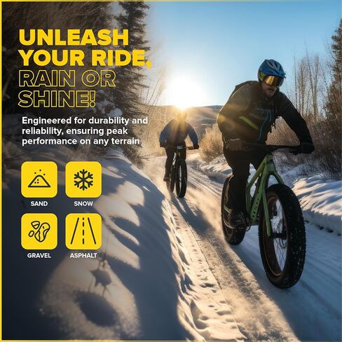 Ultraverse 26 x 3.0 Inner Tube Set with Schrader Valve - Ideal for Mountain Bikes & E-Bikes with 26-Inch Fat Tires - Durable & Reliable Performance- 2 Pack with Tire Levers in Kuwait