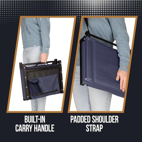 Home-Complete Bleacher Seat - Stadium Seat Cushion with Pocket and Cupholder - Wide Sports Chair - Stadium Seats with Back Support (Maroon) in Kuwait