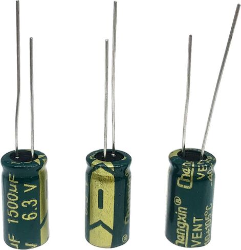 20pcs 16V 1500UF Capacitor 10x20mm（0.39x0.79in） High Frequency Aluminum Electrolytic Capacitors for TV, LCD Monitor, Game in Kuwait