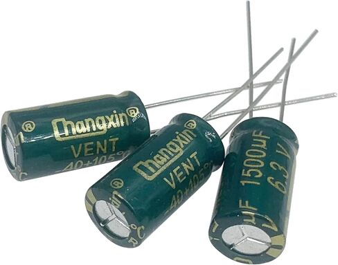 20pcs 16V 1500UF Capacitor 10x20mm（0.39x0.79in） High Frequency Aluminum Electrolytic Capacitors for TV, LCD Monitor, Game in Kuwait