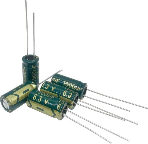 20pcs 16V 1500UF Capacitor 10x20mm（0.39x0.79in） High Frequency Aluminum Electrolytic Capacitors for TV, LCD Monitor, Game in Kuwait