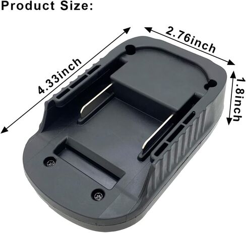 Battery Adapter for Makita to Milwaukee 18V M18 Lithium-Ion Cordless Tool | Compatible with Makita 18V LXT Lithium Battery BL1860B BL1850B BL1840 BL1830B, Convert to for Milwaukee 18Volt Li-ion Battery in Kuwait