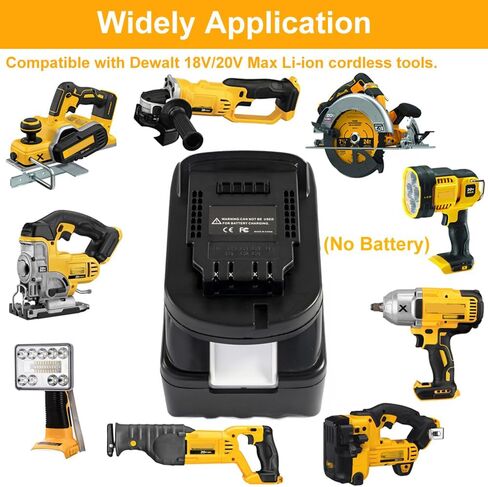 Battery Adapter for Makita to Milwaukee 18V M18 Lithium-Ion Cordless Tool | Compatible with Makita 18V LXT Lithium Battery BL1860B BL1850B BL1840 BL1830B, Convert to for Milwaukee 18Volt Li-ion Battery in Kuwait
