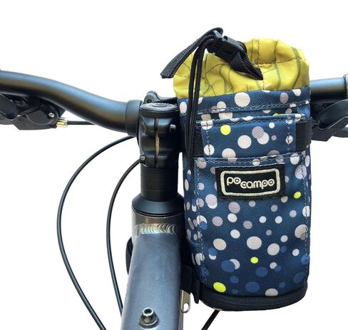 Po Campo Bags Bike Accessories – Willis Stem Bag – Bicycle Stem Pouch for Bike Handlebar Bag – Drawstring Feed Bag for Cycling and Bikepacking (Chevron) in Kuwait