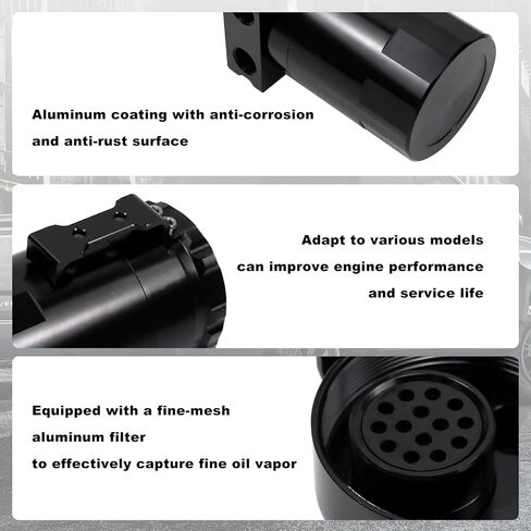 RYANSTAR RACING Oil Catch Can Compatible with Chevy Silverado 1500 GMC Sierra 1500 2014-2018 Chevy Tahoe Suburban GMC Yukon 2015-2020 in Saudi Arabia