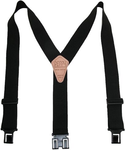 Perry Hook-On Belt Suspenders Big N Tall - The Original - Hunter Green - 2"W x 54"L in Kuwait