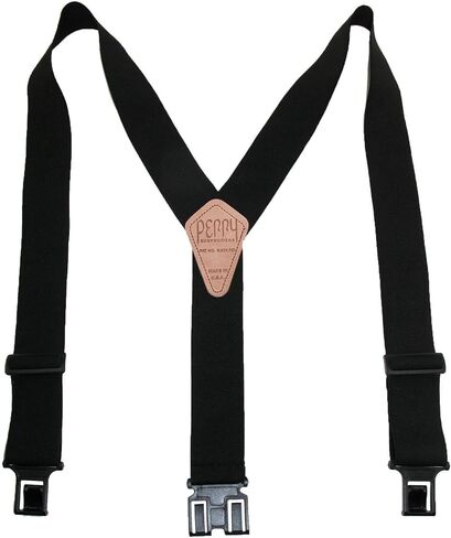 Perry Hook-On Belt Suspenders Big N Tall - The Original - Hunter Green - 2"W x 54"L in Kuwait
