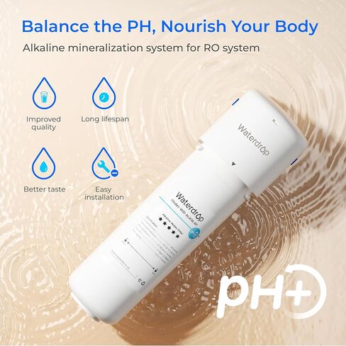 Waterdrop WD-G3-CF Filter, Replacement for WD-G3-W, WD-G3P600 and WD-G3P800-W Reverse Osmosis System, 6-month Lifetime, 2-Pack in Kuwait