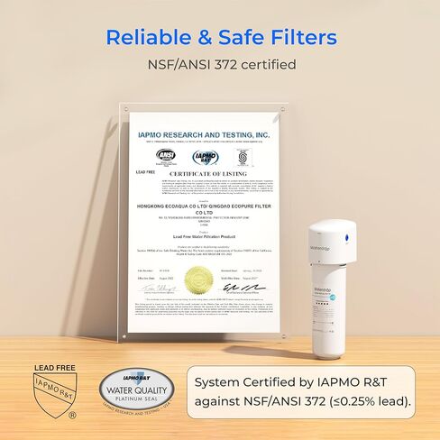 Waterdrop WD-G3-CF Filter, Replacement for WD-G3-W, WD-G3P600 and WD-G3P800-W Reverse Osmosis System, 6-month Lifetime, 2-Pack in Kuwait