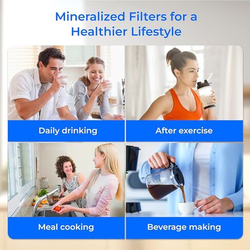 Waterdrop WD-G3-CF Filter, Replacement for WD-G3-W, WD-G3P600 and WD-G3P800-W Reverse Osmosis System, 6-month Lifetime, 2-Pack in Kuwait