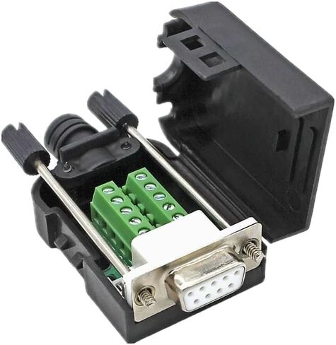 Best D-Sub Solderless Breakout Terminal Block Connector DIY Kit (DB9, 2PCS Male) in Kuwait