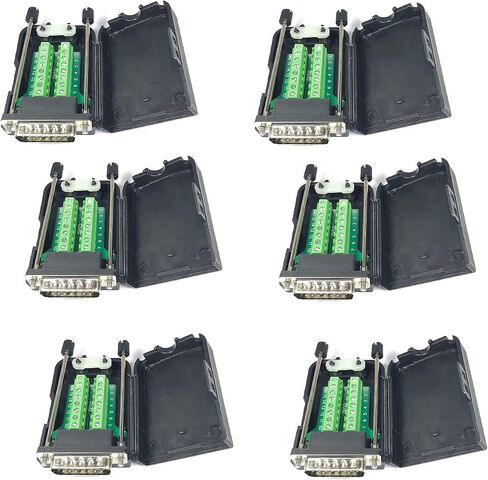 Best D-Sub Solderless Breakout Terminal Block Connector DIY Kit (DB9, 2PCS Male) in Kuwait
