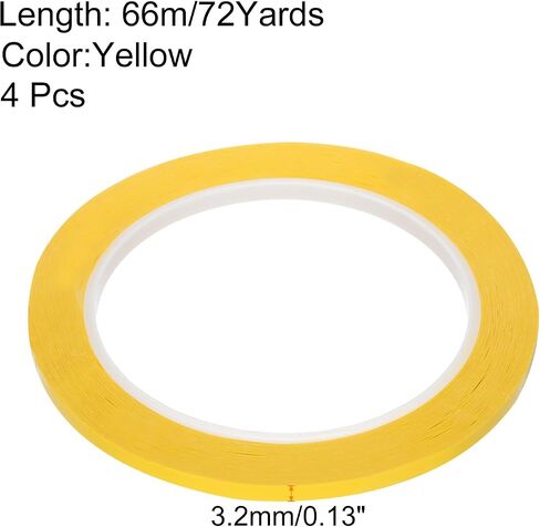 uxcell 1 Rolls White 1.02 Inch x 72 Yards Polyester Film Electrical Tape PET Tape High Temperature Heat Resistant Tape for Transformer Motor Wire 5S Positioning Logo,26mm x 66m in Kuwait