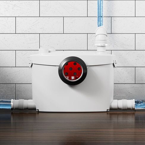 Simple Project 750w Macerator Pump, Basement Toilet Pump System 36 Ft/10 M Head, Sewerage Grinder Macerator Pump With 4 Water Inlets For Macerating Toilet, Shower, Bathtub Waste Water Disposal in Kuwait