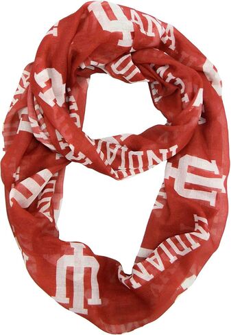 Littlearth womens NCAA Ohio State Buckeyes Sheer Infinity Scarf, Team Color, One Size in Saudi Arabia