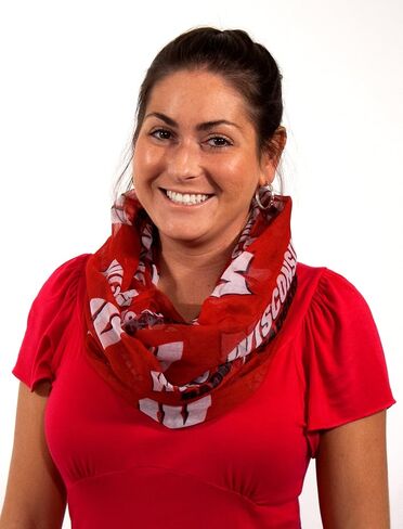 Littlearth womens NCAA Ohio State Buckeyes Sheer Infinity Scarf, Team Color, One Size in Saudi Arabia