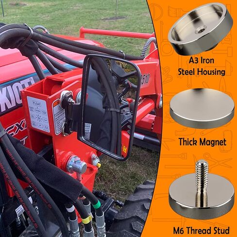 4 قطع مغناطيس كأس مستدير من النيوديميوم شديد التحمل، مغناطيس قوي للأتربة النادرة مع مسمار خيط ذكر 1/4-20، قاعدة تثبيت مغناطيسية قوية للإضاءة، الكاميرا، حامل ثلاثي الأرجل، الأقواس، المستشعر in Kuwait