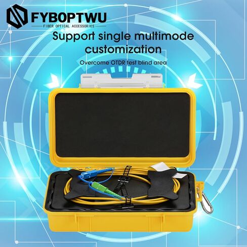 OTDR Launch Cable Box SC/UPC-SC/UPC Singlemode SM（9/125） Extension Cord OTDR Dead Zone Eliminator Fiber Optic Tester (1000M) in Kuwait