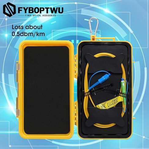 OTDR Launch Cable Box SC/UPC-SC/UPC Singlemode SM（9/125） Extension Cord OTDR Dead Zone Eliminator Fiber Optic Tester (1000M) in Kuwait