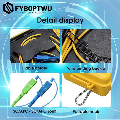 OTDR Launch Cable Box SC/UPC-SC/UPC Singlemode SM（9/125） Extension Cord OTDR Dead Zone Eliminator Fiber Optic Tester (1000M) in Kuwait