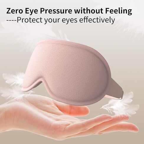 Easysleep Sleep Eye Mask 3D Contoured Cup Sleeping Mask with 100% Light Blocking and Adjustable Strap Soft Breathable Eye Cover Night Blindfold Mask for Men Women. in Kuwait