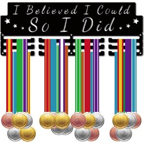 CREATCABIN Be Savage Not Average Medal Hanger Display Medal Holder Sports Medal Rack Frame Iron Decor Hanging Medals for Wall Mount Race Running Gymnastics Swimming Awards Ribbons 15.7 x 5.9Inch Black in Kuwait