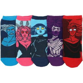 Bioworld 5-Pack of Stylish Lore Olympus Ankle Socks for Women - Perfect for Comfort and Fashion!