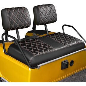 Nokins Golf Cart Cart Covers Fit Club Car DS Pre-2000 Seat Cushion و Golf Cart Vinyl Diamond Pront Coves و Soft/Scratch-Detistan