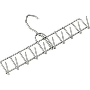 شماعة لحم الخنزير المقدد من The Sausage Maker® خطافات اللحوم ذات 6 شقوق SUS304 من الفولاذ المقاوم للصدأ، ملحقات خطاف الجزار شديدة التحمل لتدخين اللحوم ومعالجتها وتجفيفها وشواءها وشواءها، 6.5 بوصة عرض × 5.8 بوصة ارتفاع in Kuwait